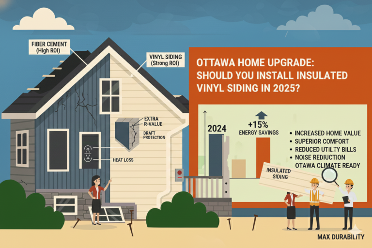 Insulated Vinyl Siding in Ottawa: How Much Can It Lower Your Hydro Bill?